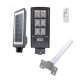 Foco Solar Led Exterior Lupa Luminaria + Poste Y Sensor 200w