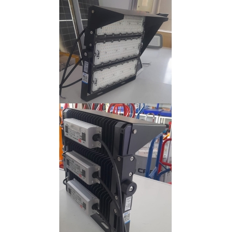 PROYECTOR LED TORRES DE ILUMINACION ESTADIO MODULAR 300W IP66 IK10