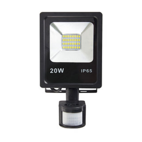 REFLECTOR LED SMD 20 W CON SENSOR DE MOVIMIENTOS