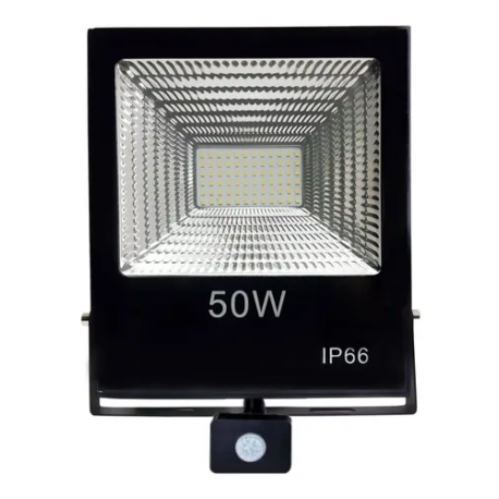 REFLECTOR LED SMD 50 W CON SENSOR DE MOVIMIENTOS