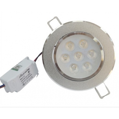 FOCO LED EMBUTIDO 7W 220V